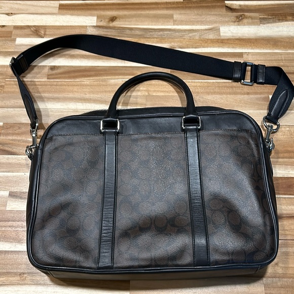 Coach Men’s Briefcase Brown Monogram - Picture 1 of 6